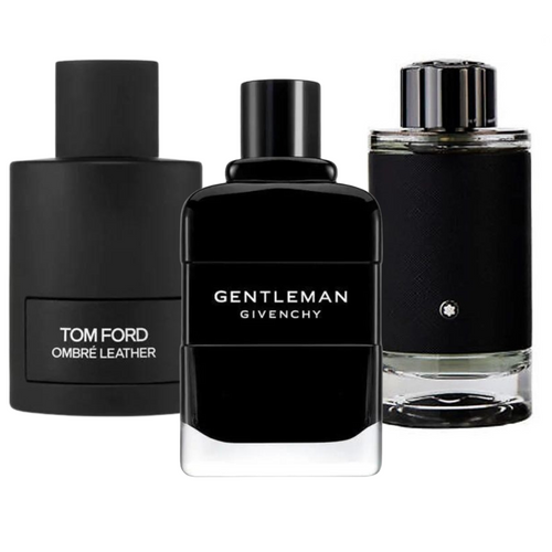 Kit 3 Parfüme Tom Ford Ombre Leathe, Givenchy Gentleman, Montblanc Explorer (Eau de Parfum)